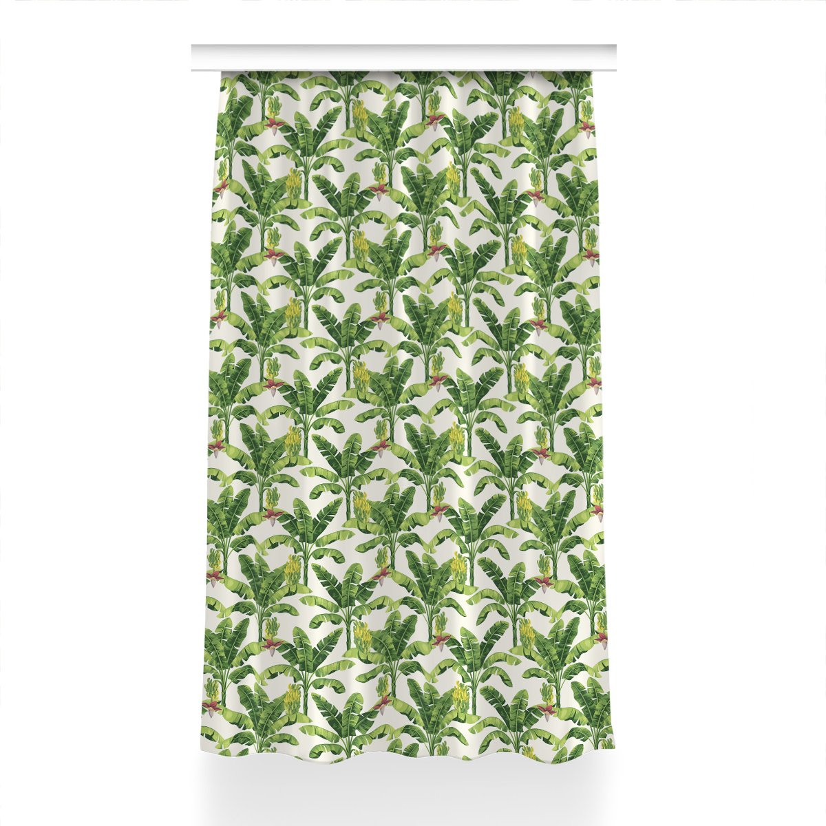 Gotowa zasłona na kółka Bananowe plamy 150x240 cm, Fabricsy