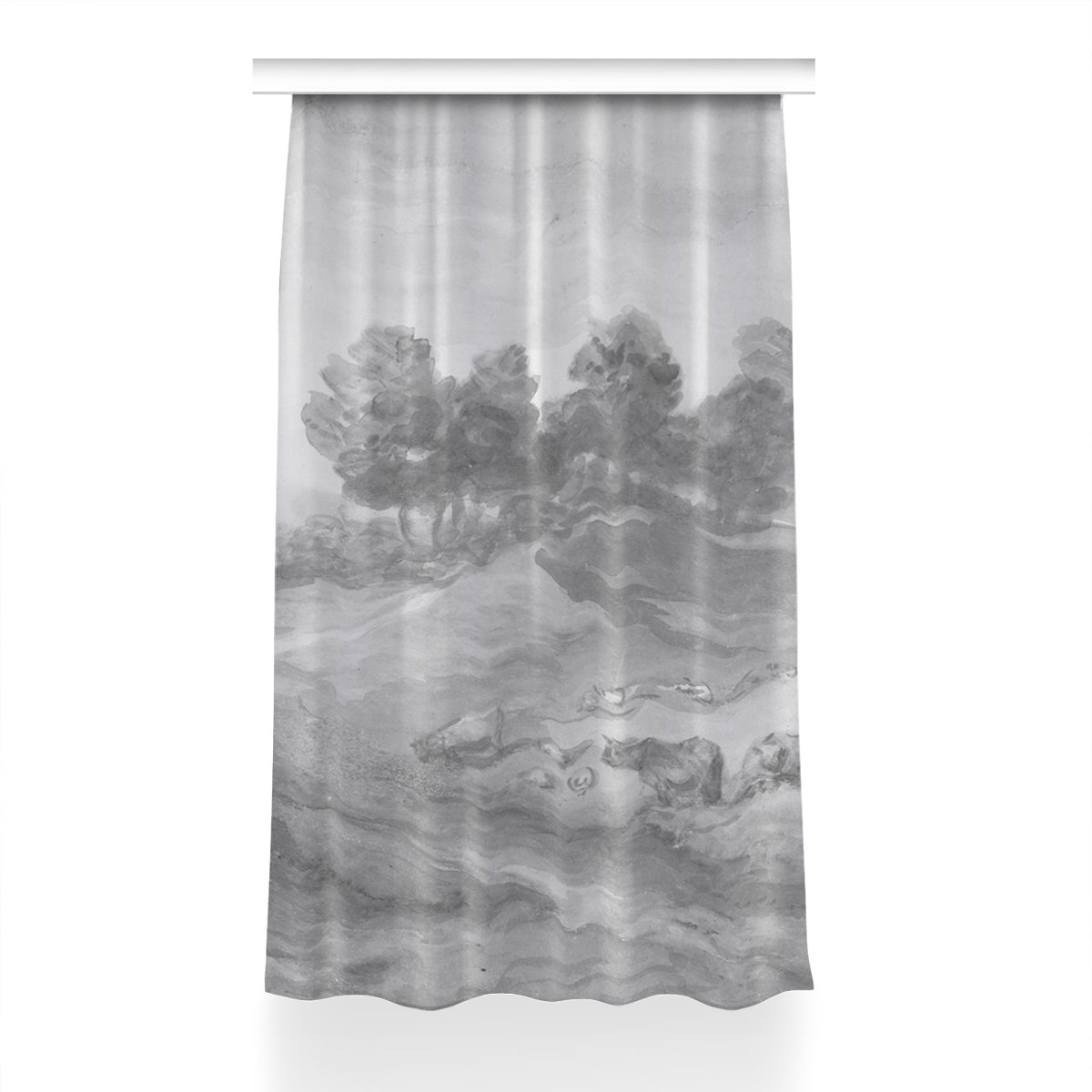 Kolorowa zasłona z nadrukiem Styl vintage 150x240, Fabricsy