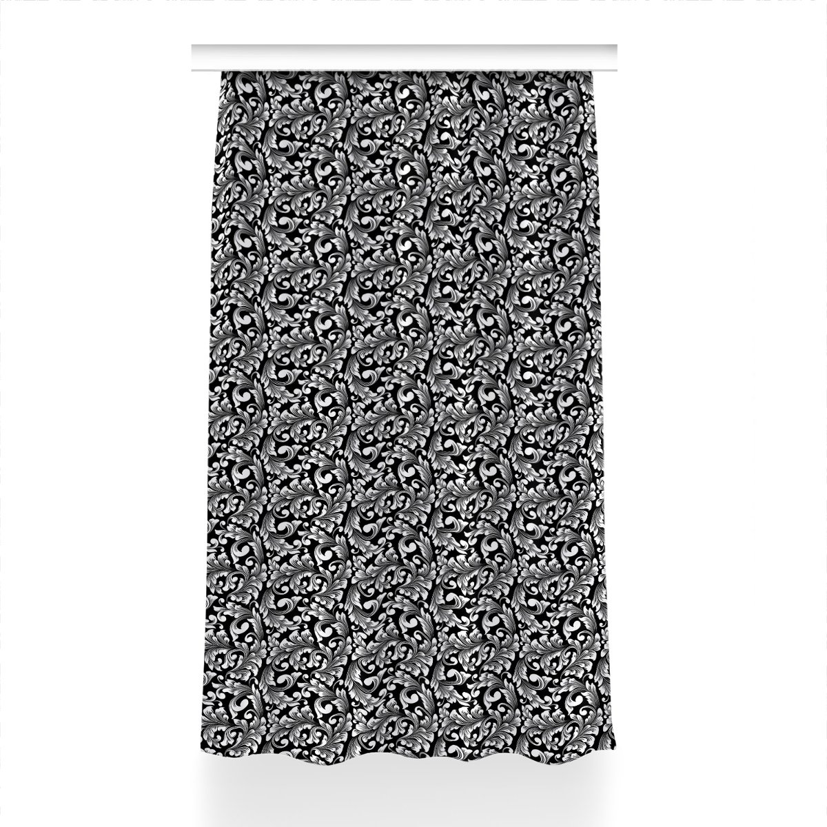 Gotowa zasłona na kółka Staroświecki motyw 150x240, Fabricsy