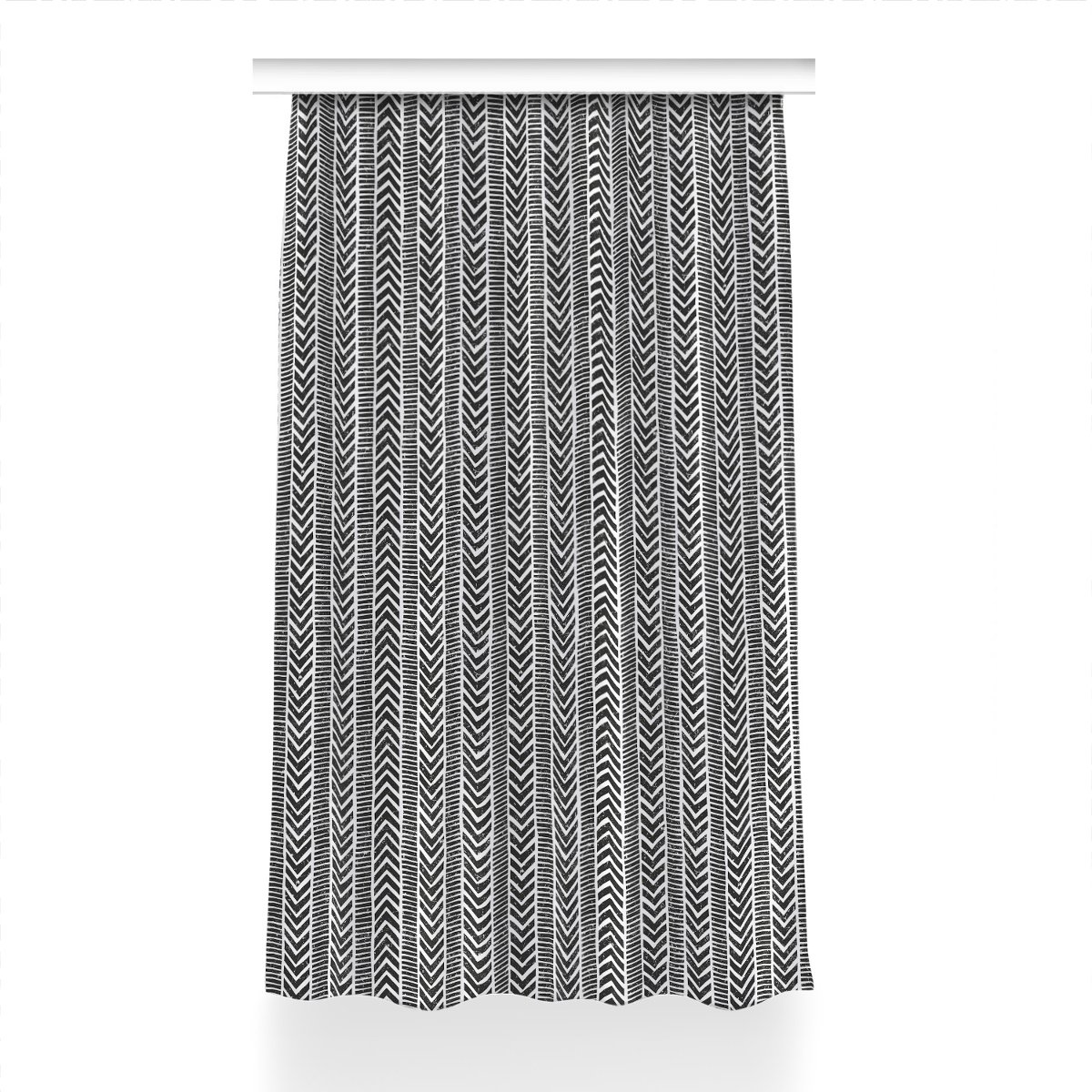 Gotowa zasłona z grafiką 150x240 cm Wzór plemienny, Fabricsy