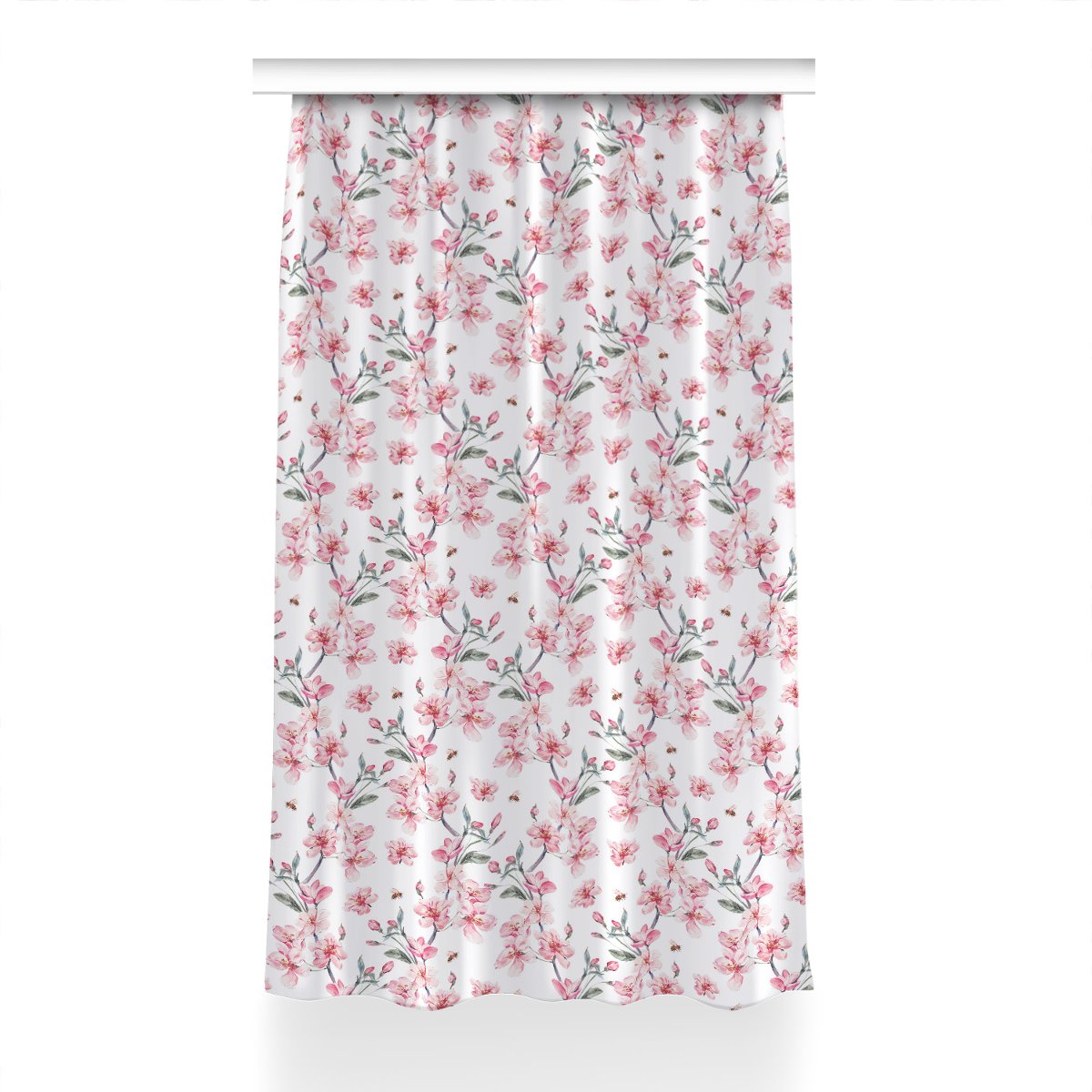 Klasyczna zasłona kolory 150x240 Subtelne kwiaty, Fabricsy