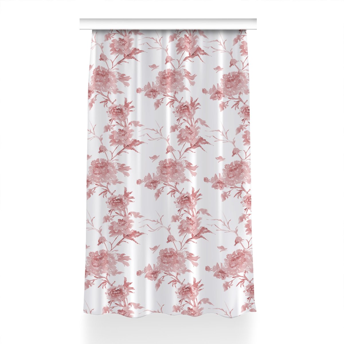 Klasyczna zasłona kolory 150x240 Pastelowe kwiaty, Fabricsy