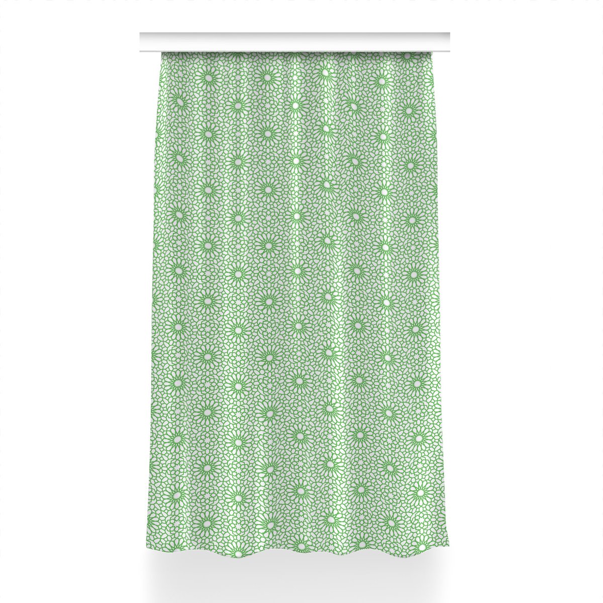 Gotowa zasłona na taśmę 150x240 Orientalne kwiatki, Fabricsy
