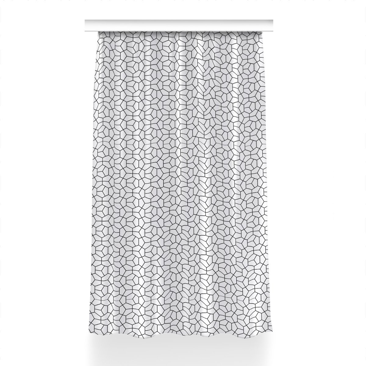 Zasłona na taśmę 150x240 cm Geometryczne kształty, Fabricsy
