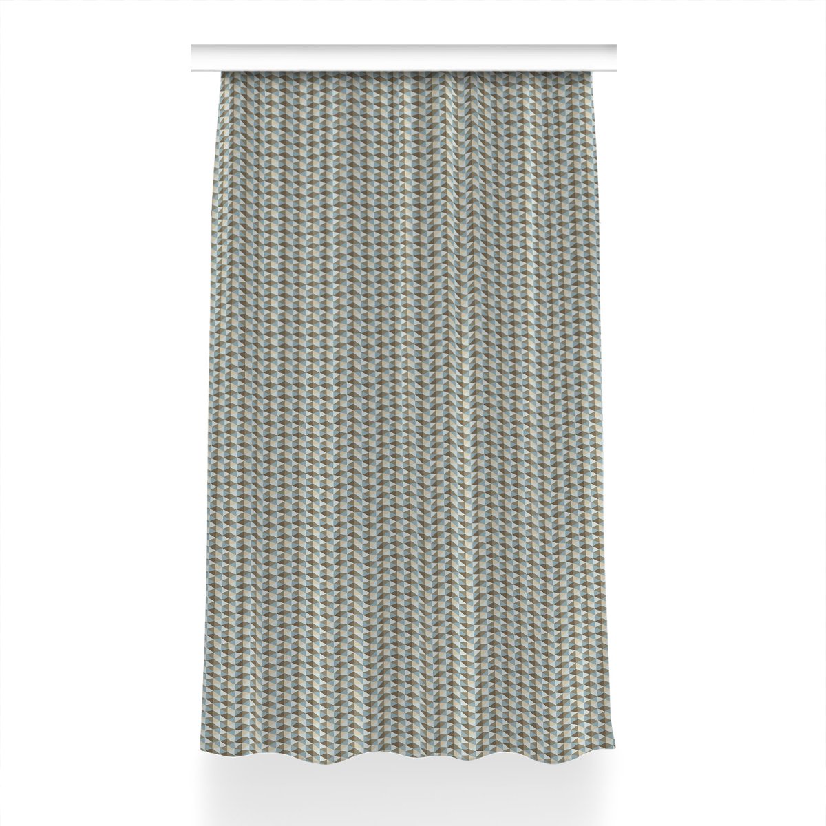 Klasyczna zasłona z nadrukiem 150x240 Retro iluzja, Fabricsy