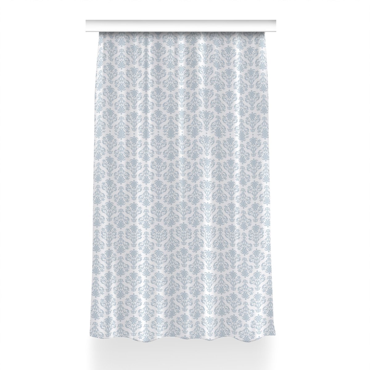 Gotowa zasłona z nadrukiem 150x240 Szary ornament, Fabricsy