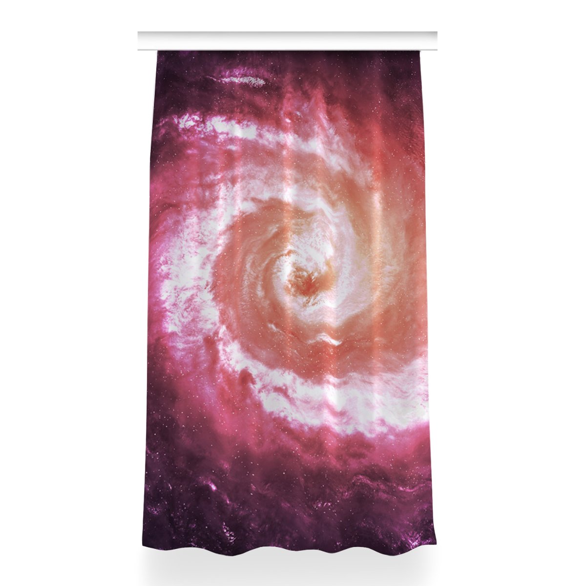 Gotowa zasłona z grafiką Kosmiczny wir 150x260 cm, Fabricsy