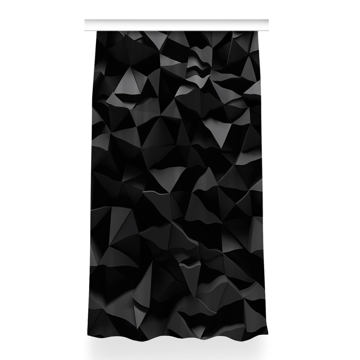 Klasyczna zasłona kolory Abstrakcja czarna 150x260, Fabricsy