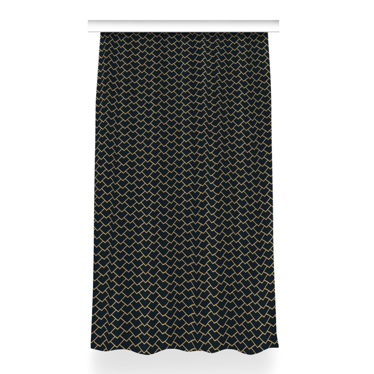 Zasłona gotowa Skandynawski wzór do pokoju 150x260, Fabricsy