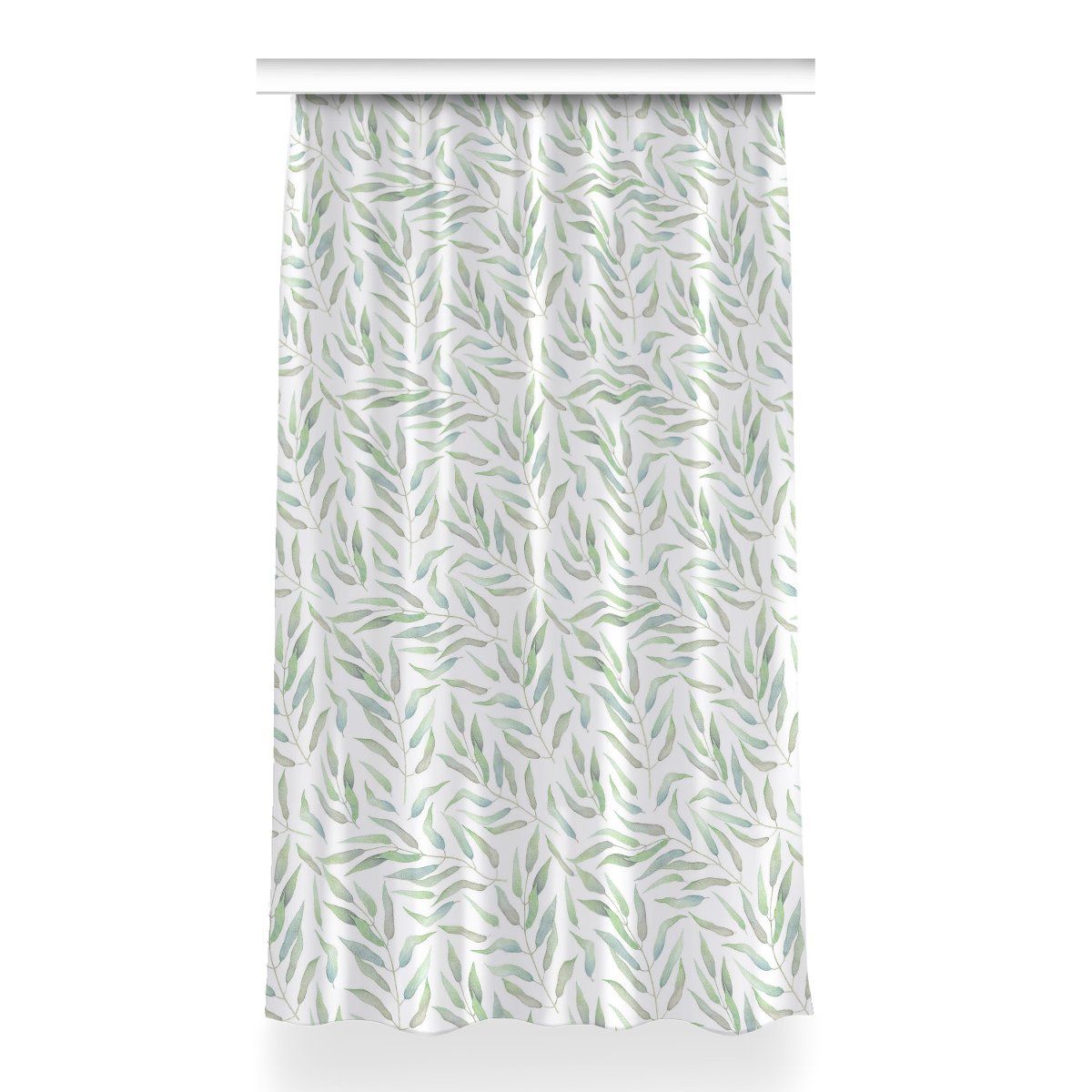 Klasyczna zasłona kolory Delikatne liście 150x260, Fabricsy