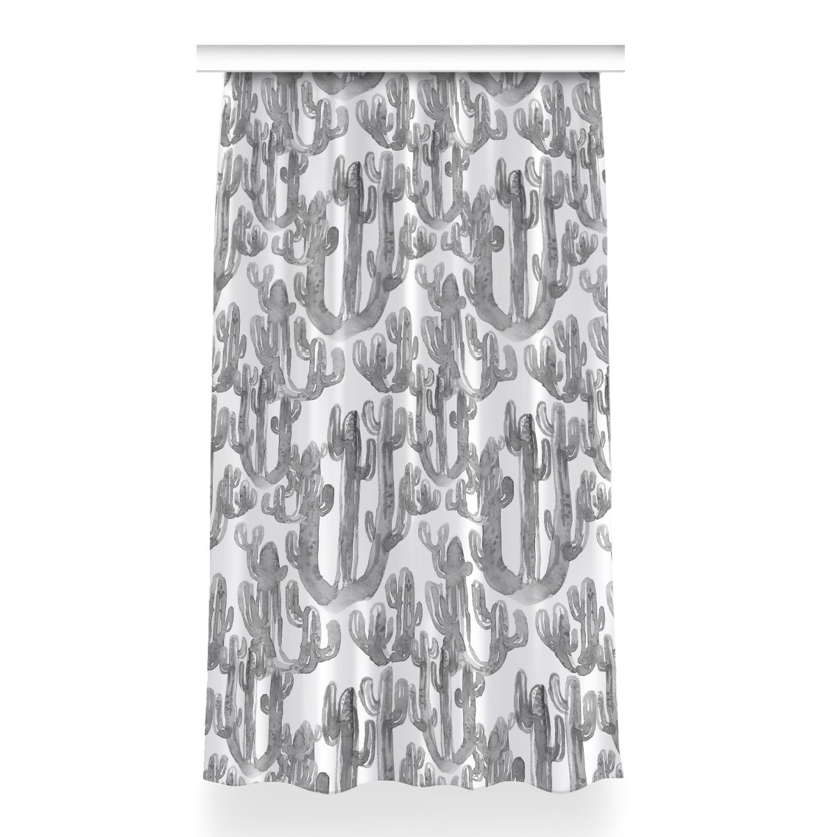 Klasyczna zasłona kolory Malowane kaktusy 150x260, Fabricsy