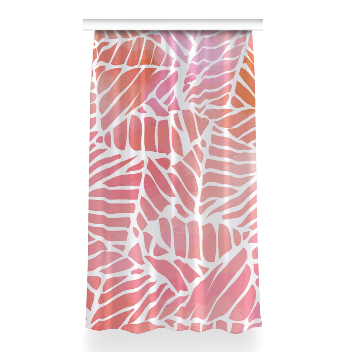 Gotowa zasłona z grafiką Zielone ananasy 150x260, Fabricsy