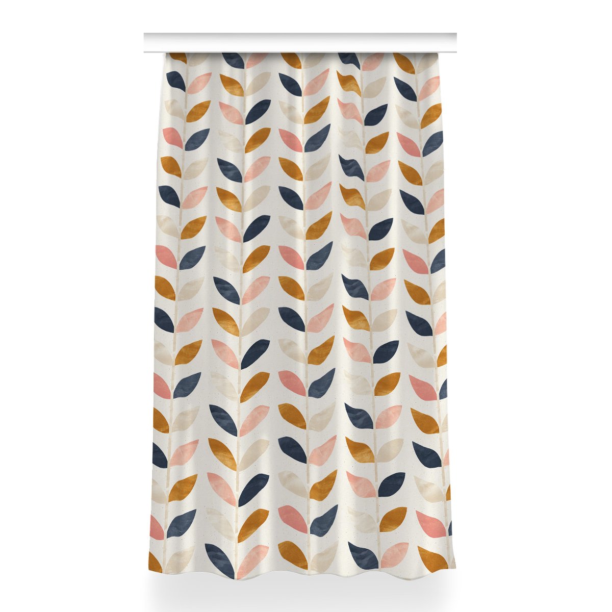 Zasłona gotowa Skandynawski wzór do pokoju 150x260, Fabricsy
