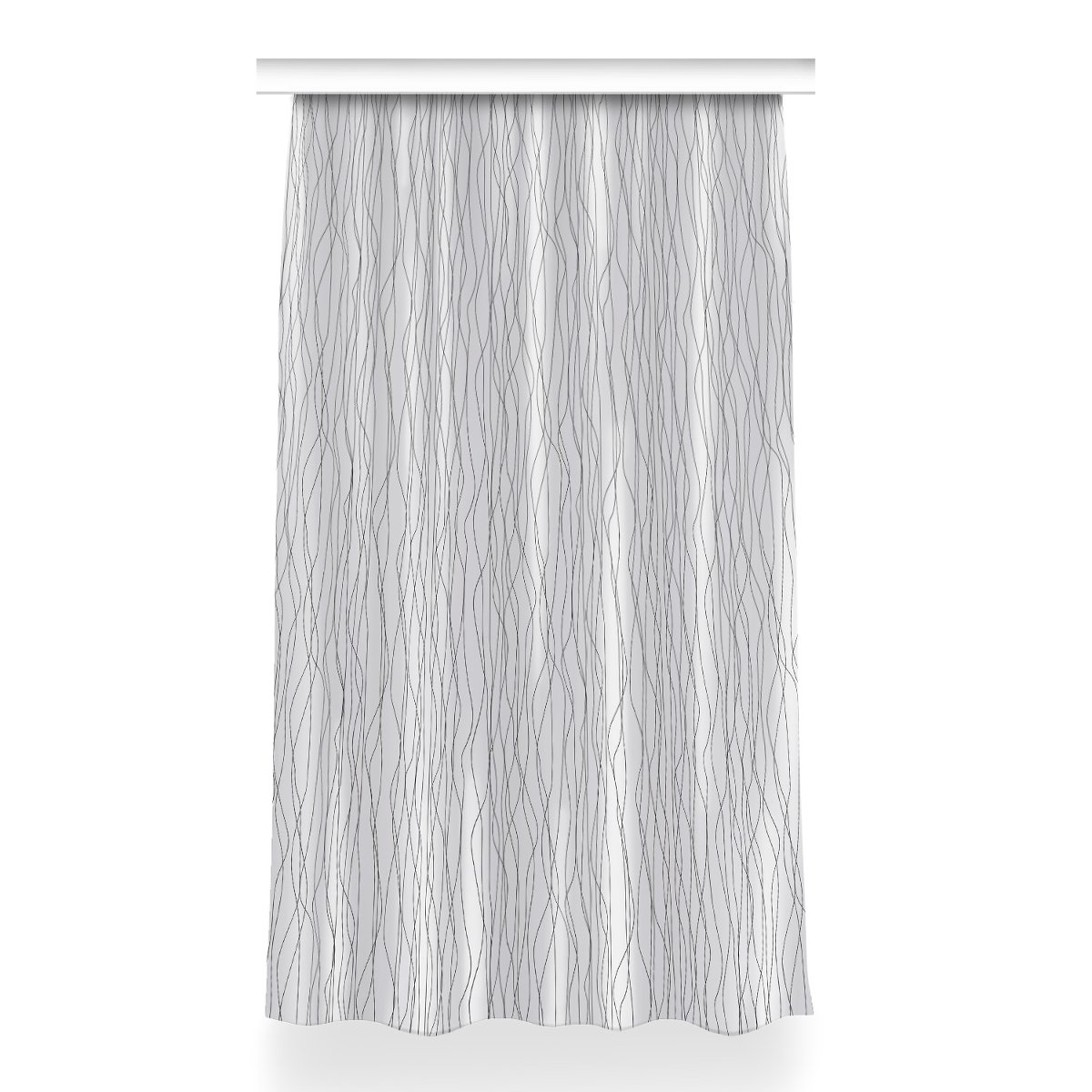 Gotowa zasłona na kółka Chaotyczne linie 150x260, Fabricsy