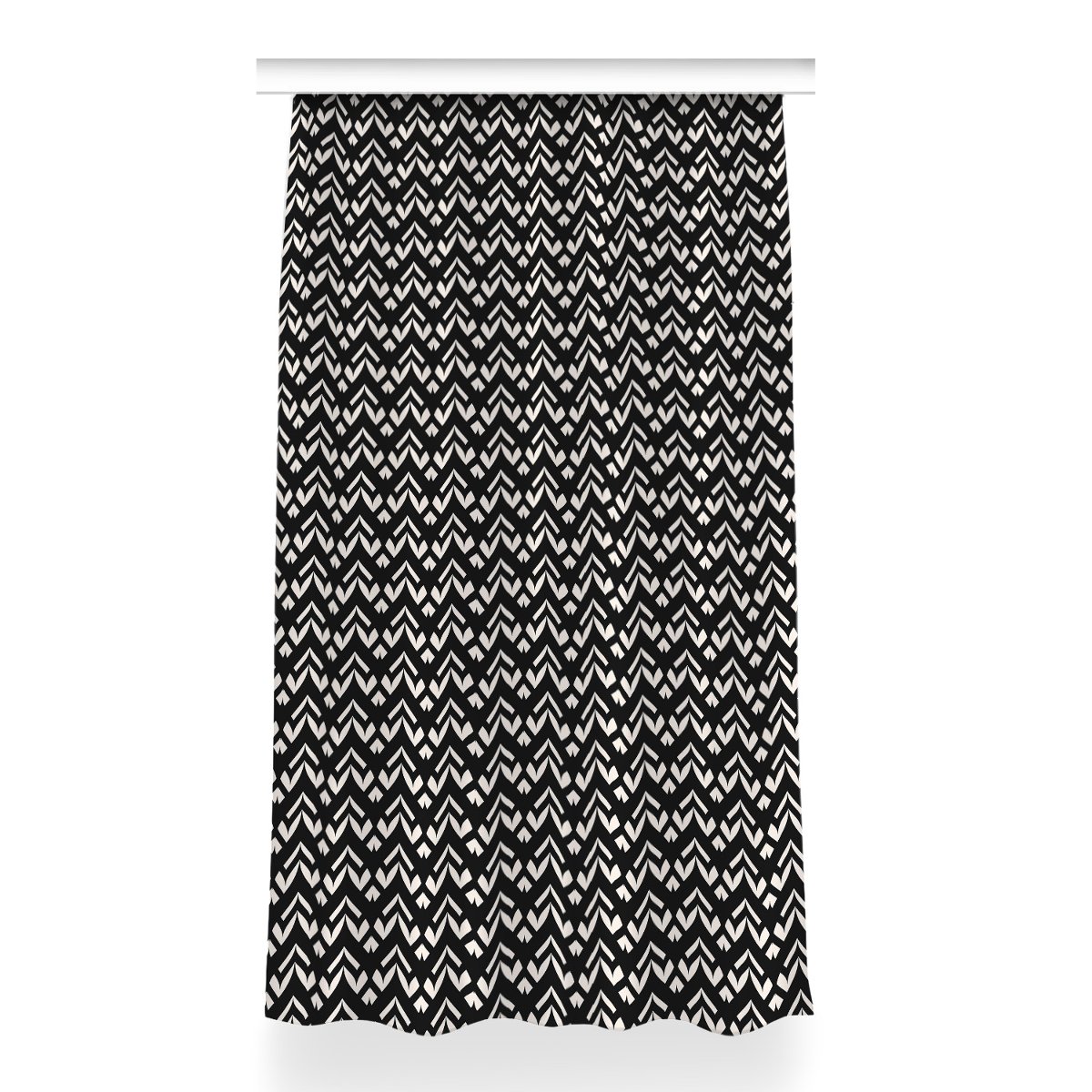 Gotowa zasłona na kółka Skandynawski motyw 150x260, Fabricsy