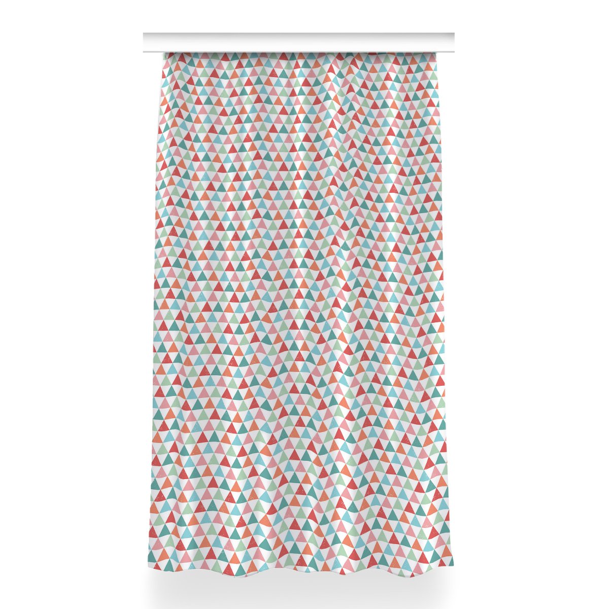 Gotowa zasłona Kolorowe trójkąty do pokoju 150x260, Fabricsy