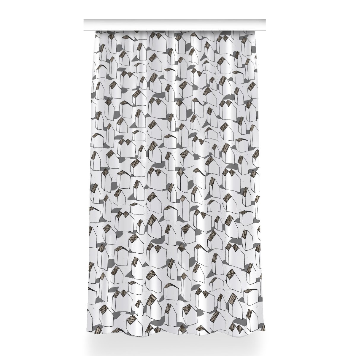 Klasyczna zasłona kolory Nowoczesne domy 150x260, Fabricsy