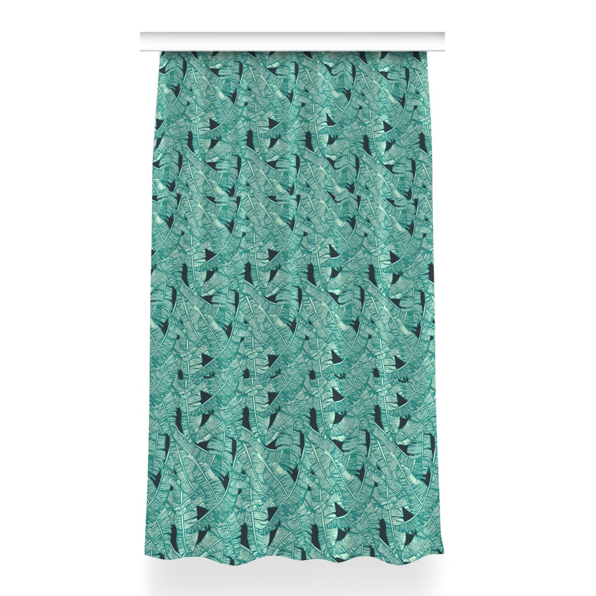 Gotowa zasłona na kółka Egzotyczne palmy 150x260, Fabricsy