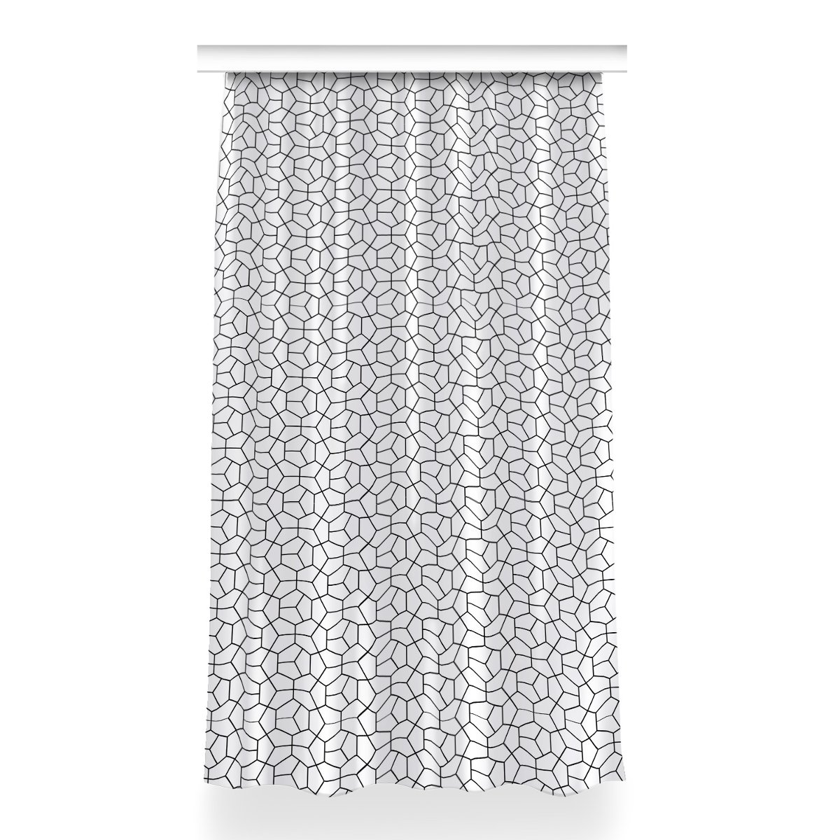 Gotowa zasłona Geometryczne kształty dekor 150x260, Fabricsy