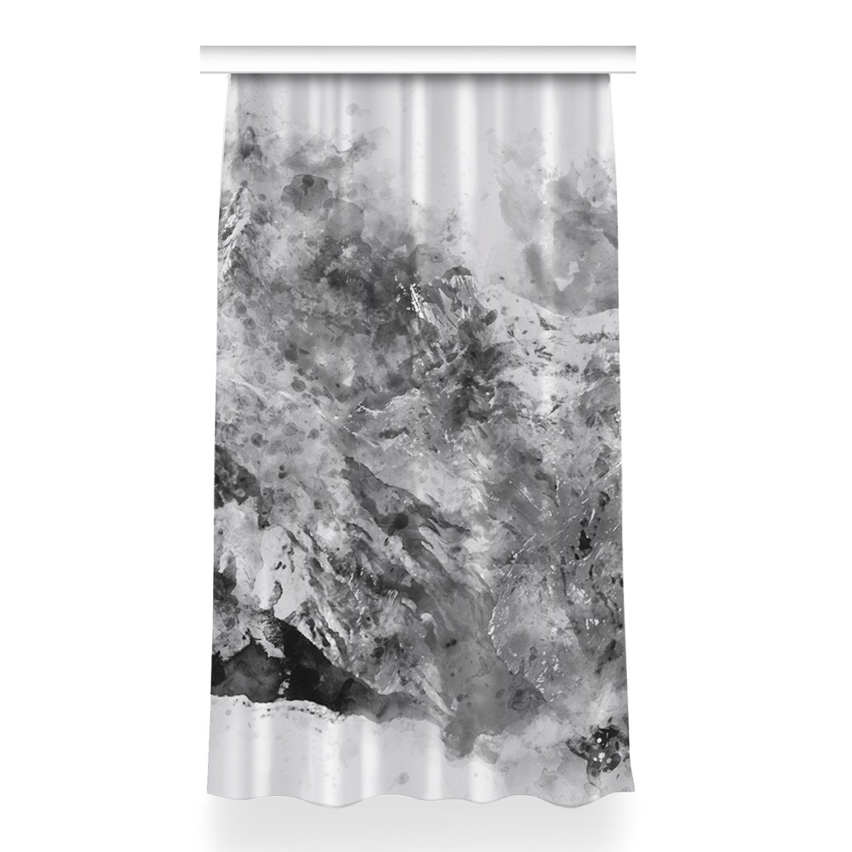 Gotowa zasłona z grafiką Krajobraz góra 150x260 cm, Fabricsy