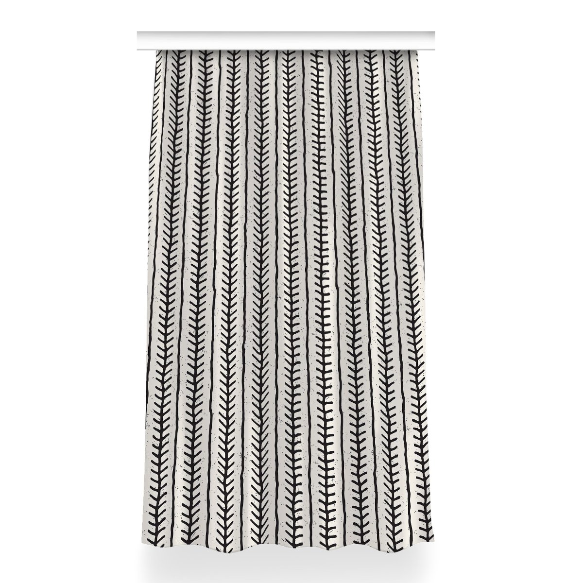 Klasyczna zasłona kolory Wzór w jodełkę 150x260 cm, Fabricsy
