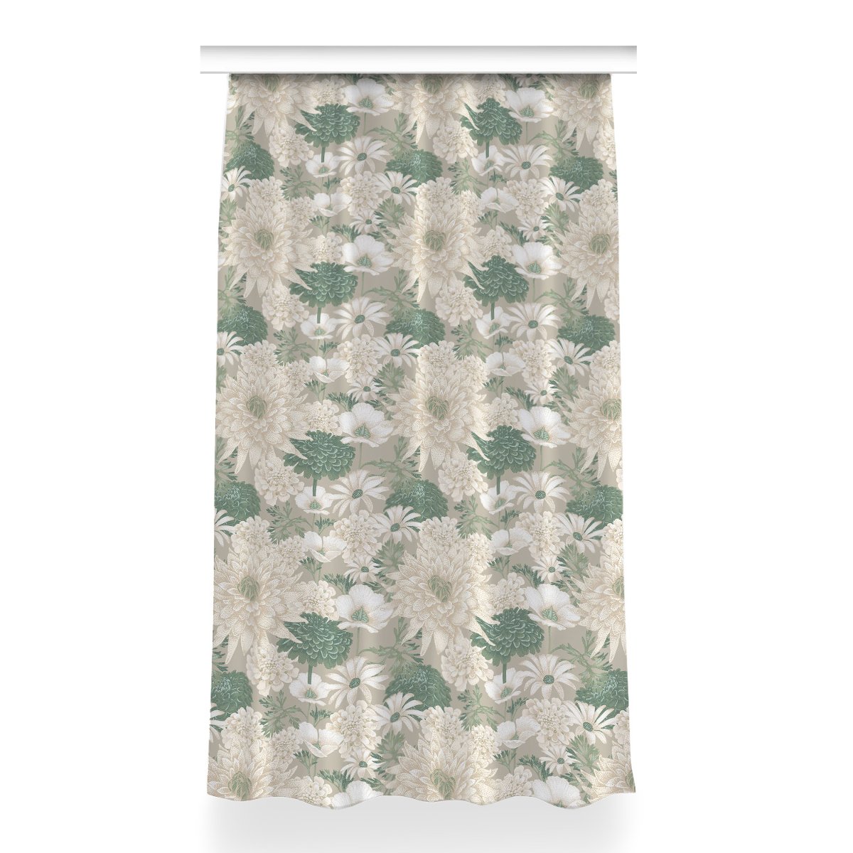 Gotowa zasłona Wiosenne stokrotki wzór 150x260 cm, Fabricsy