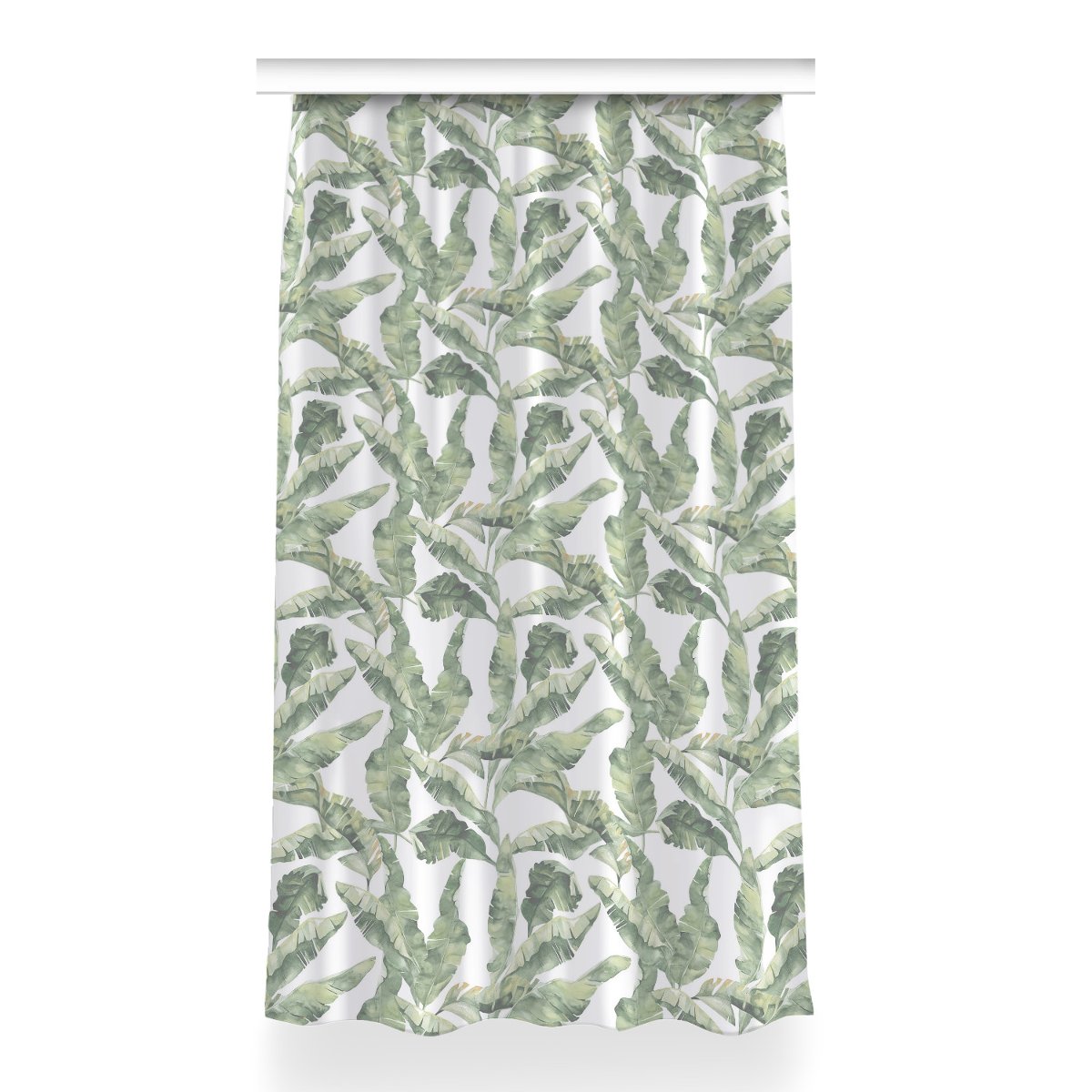 Gotowa zasłona Bananowe liście do pokoju 150x260, Fabricsy