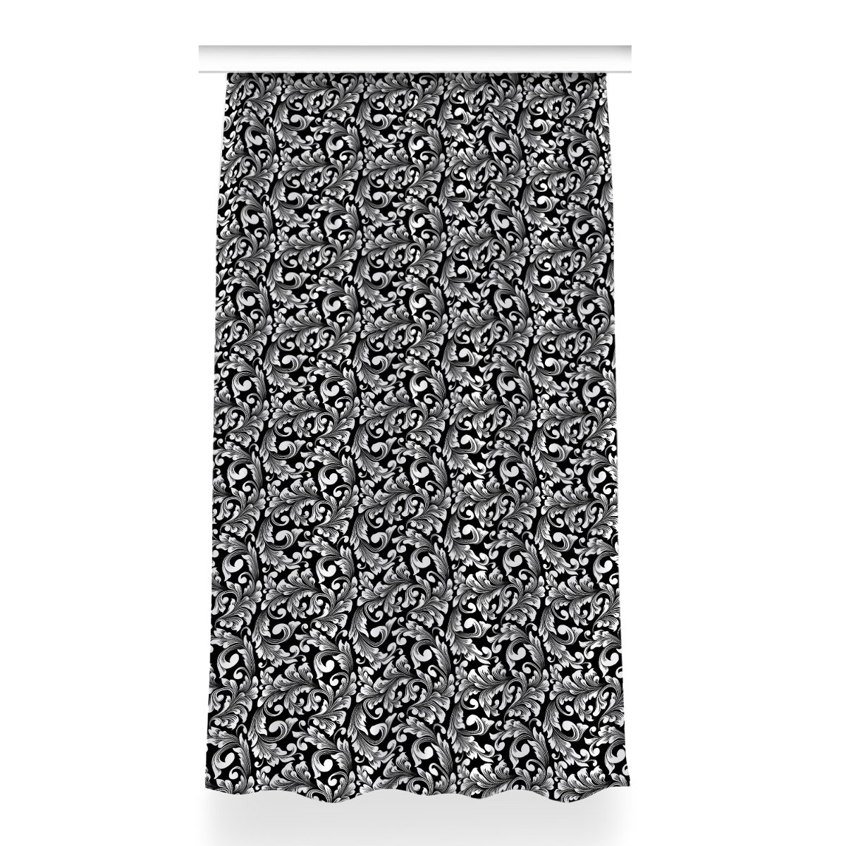 Gotowa zasłona na kółka Staroświecki motyw 150x260, Fabricsy