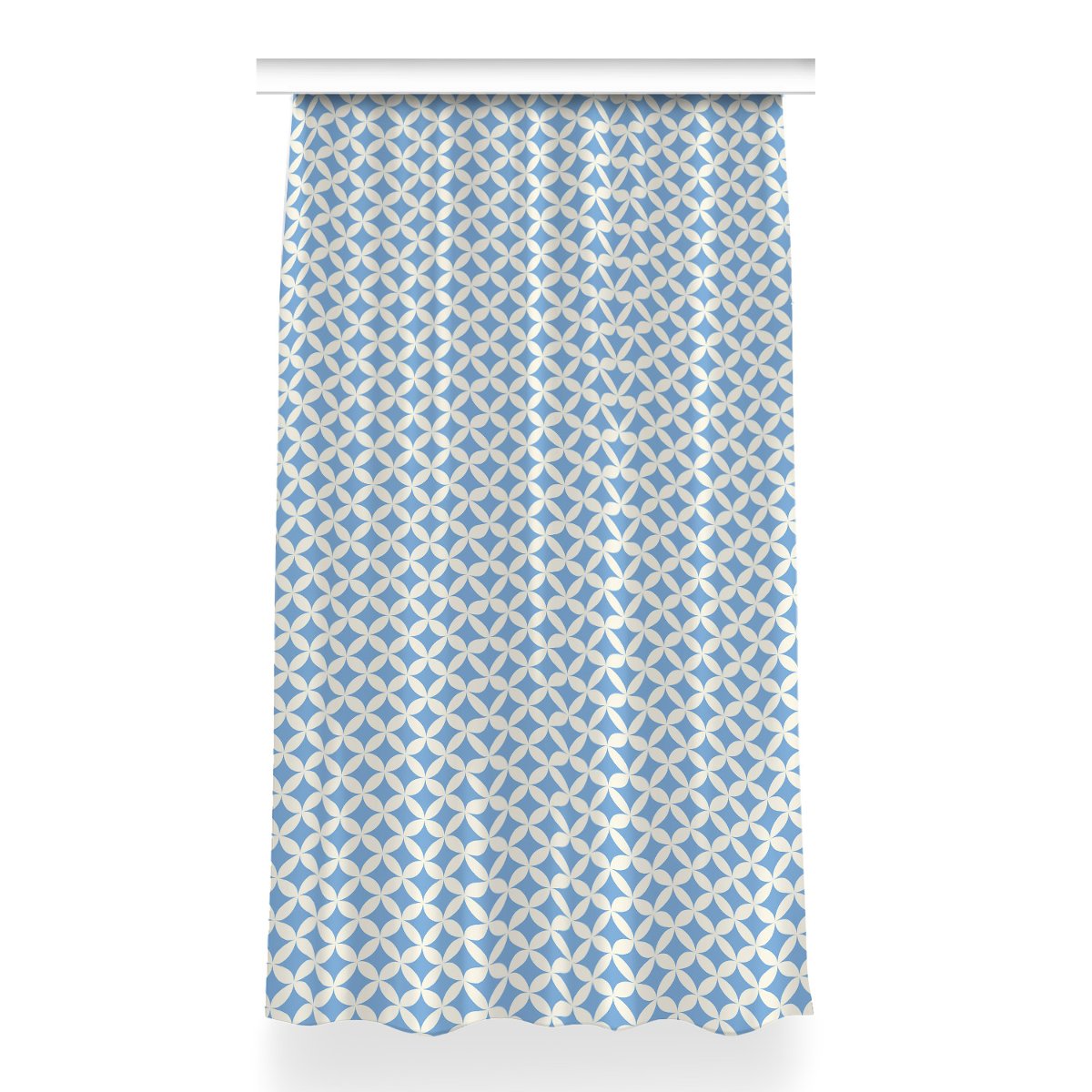 Gotowa zasłona na kółka Marokański kafelek 150x260, Fabricsy