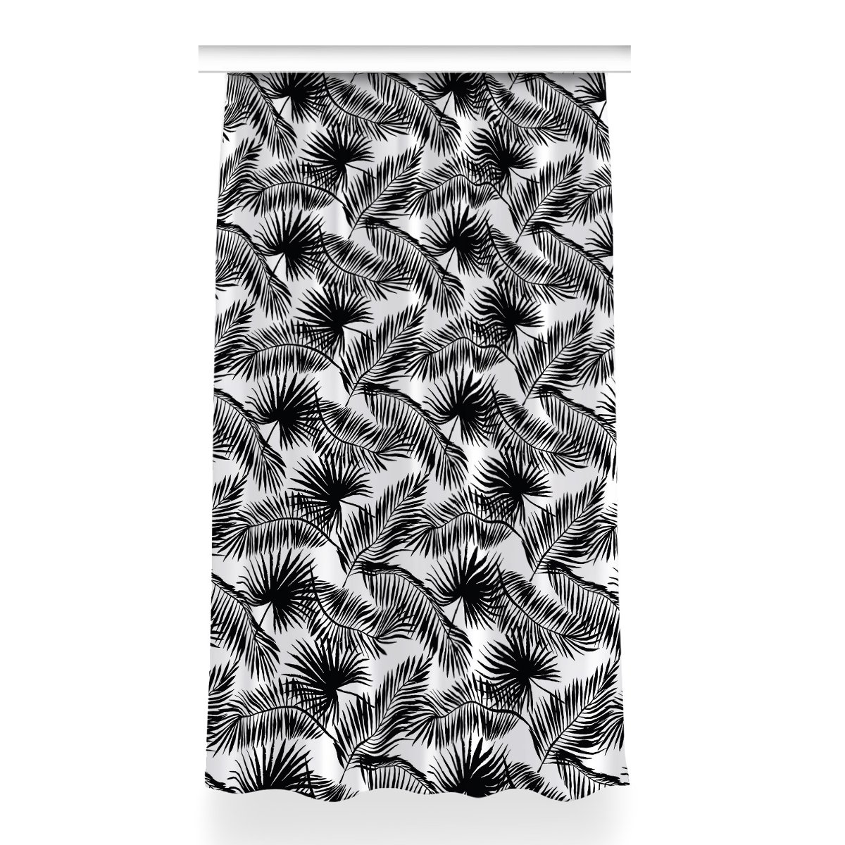 Gotowa zasłona na kółka Egzotyczne liście 150x260, Fabricsy