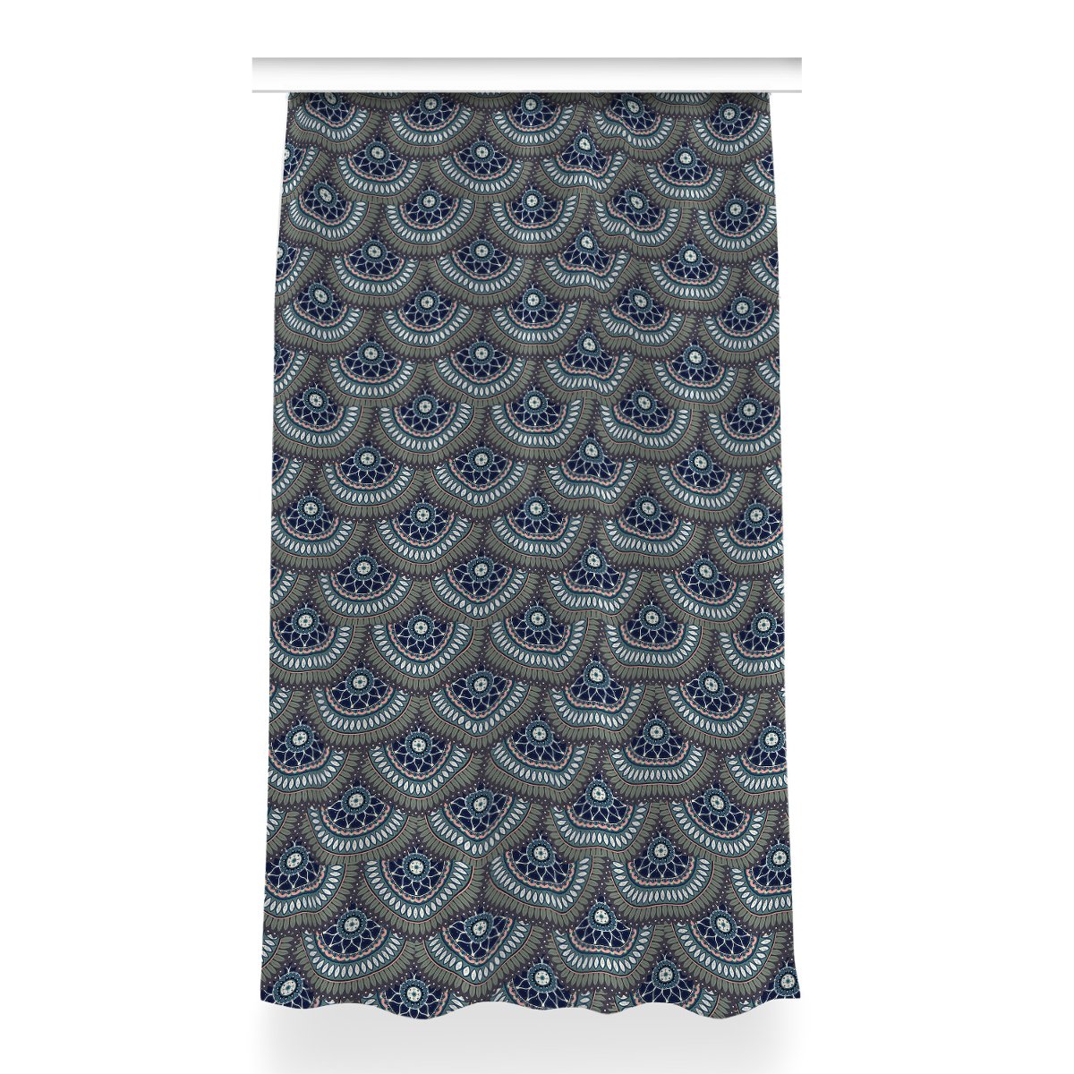 Zasłona z nadrukiem gotowa Ozdobny wzór 150x260 cm, Fabricsy