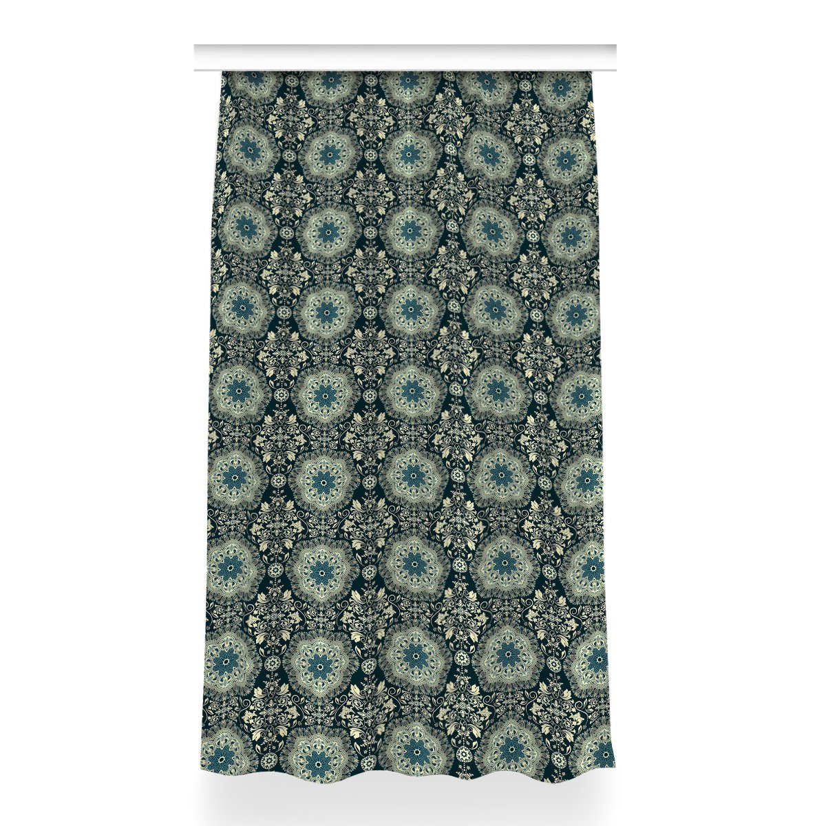 Gotowa zasłona na kółka Damask do sypialni 150x260, Fabricsy