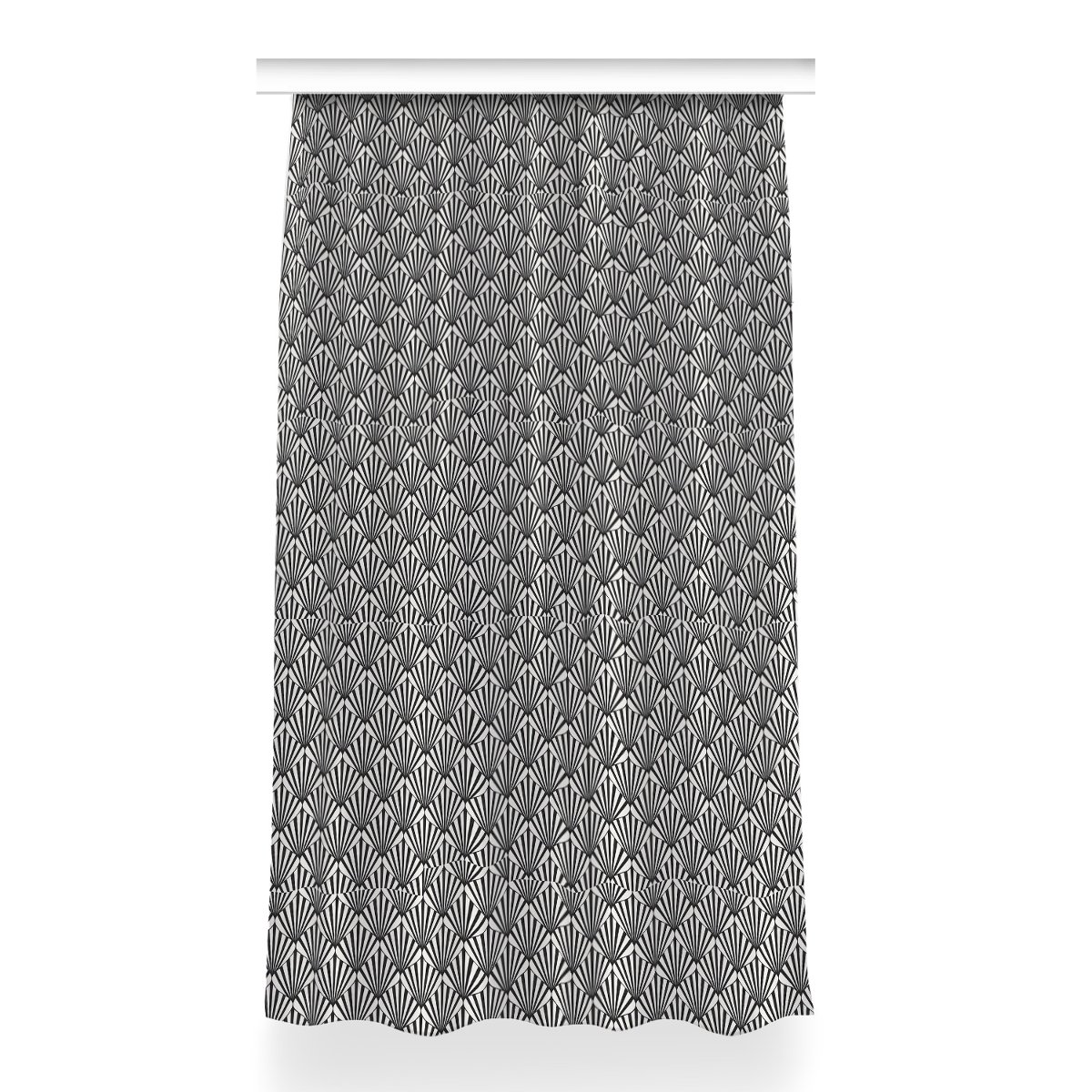 Gotowa zasłona na kółka Geometryczne wzory 150x260, Fabricsy