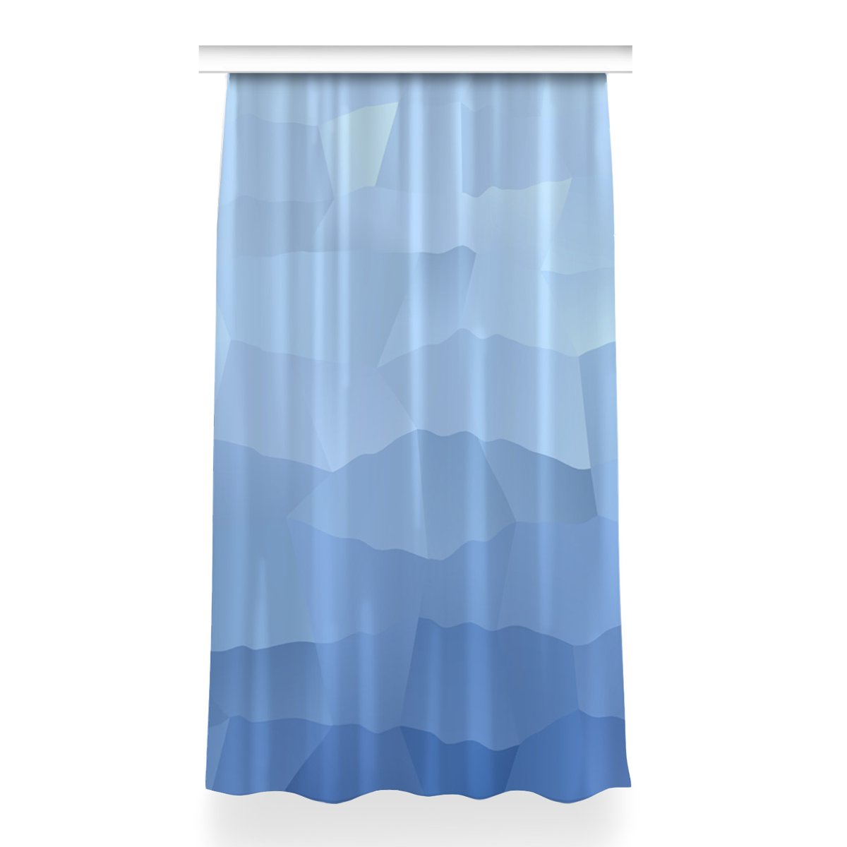 Gotowa zasłona wzór 150x260 Abstrakcja niebieska, Fabricsy