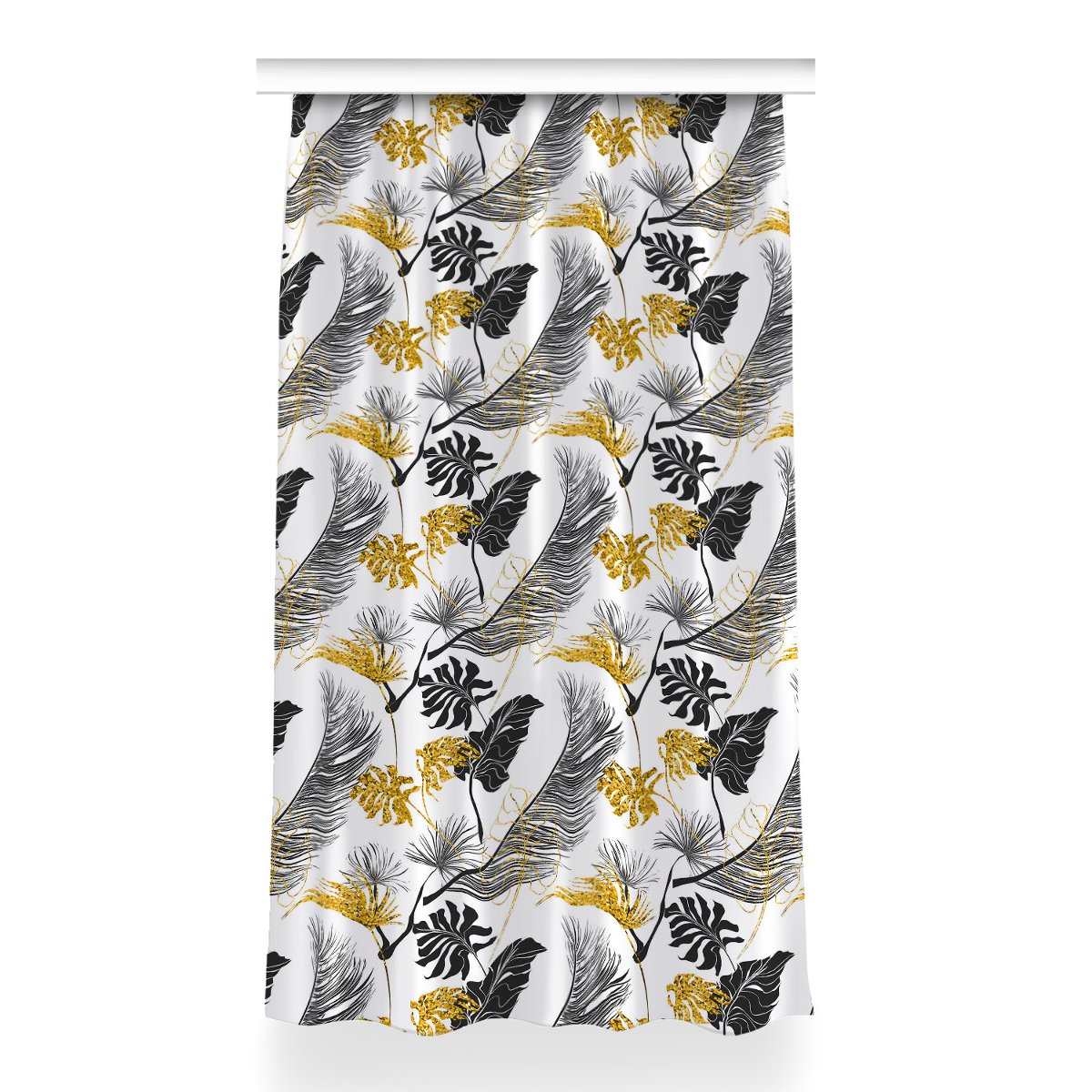 Klasyczna zasłona kolory 150x260 Złote tropikalne, Fabricsy