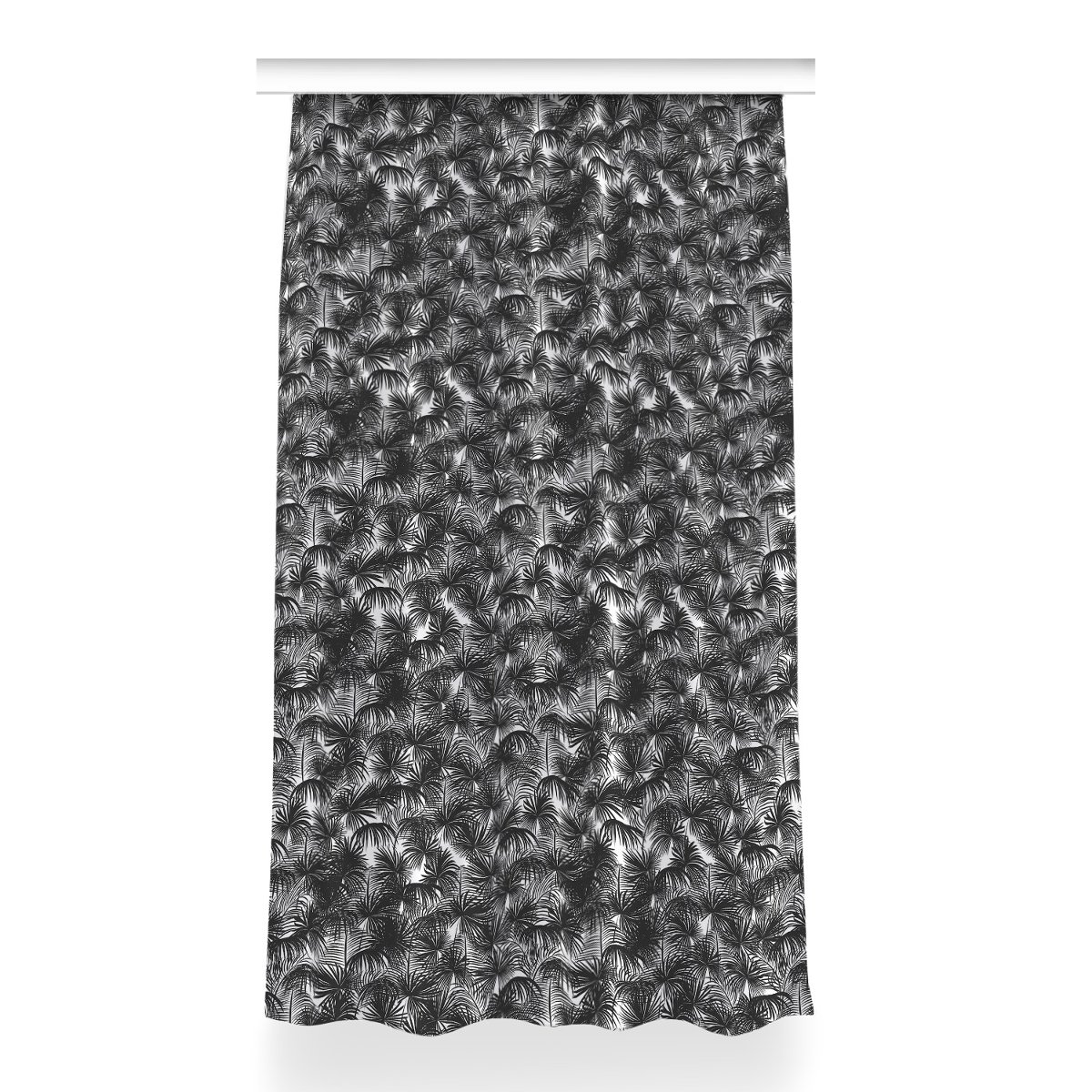 Gotowa zasłona do pokoju wzór 150x260 Czarne palmy, Fabricsy