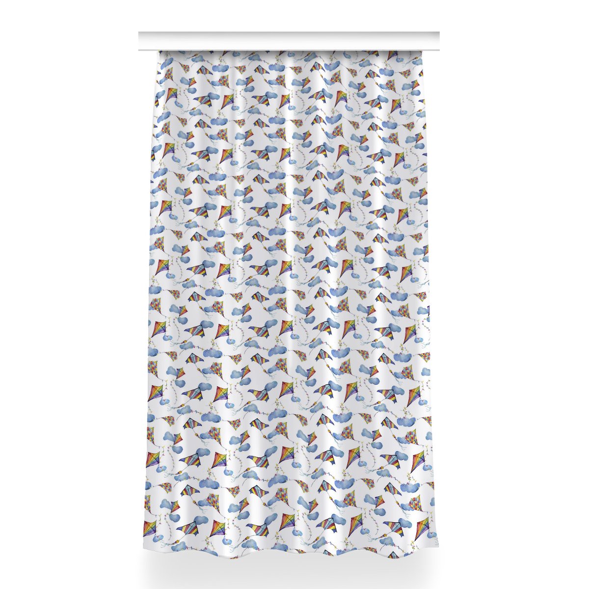 Gotowa zasłona z nadrukiem 150x260 Latawce Chmury, Fabricsy