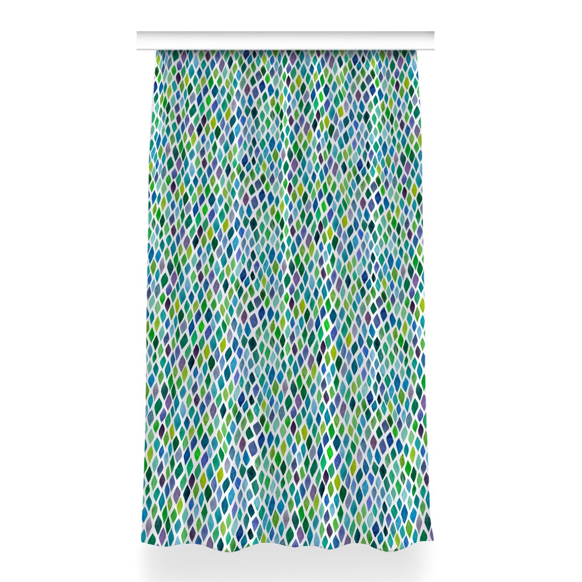 Zasłona klasyczna z grafiką 150x260 Kolorowe wzory, Fabricsy