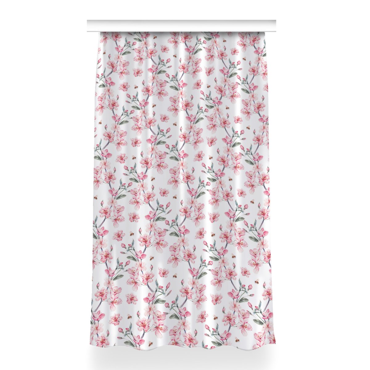 Klasyczna zasłona kolory 150x260 Subtelne kwiaty, Fabricsy