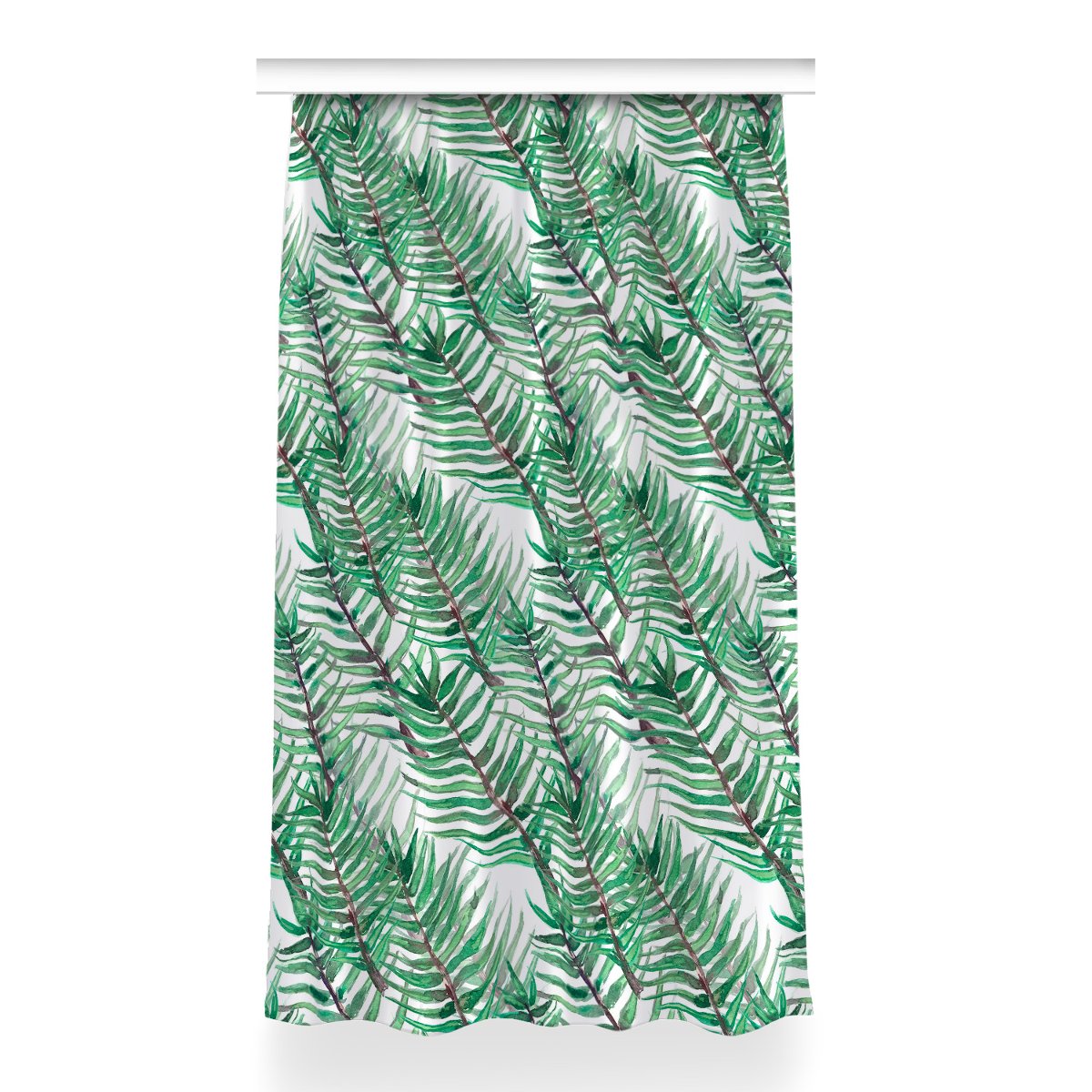 Gotowa zasłona do sypialni 150x260 Liście palmowe, Fabricsy