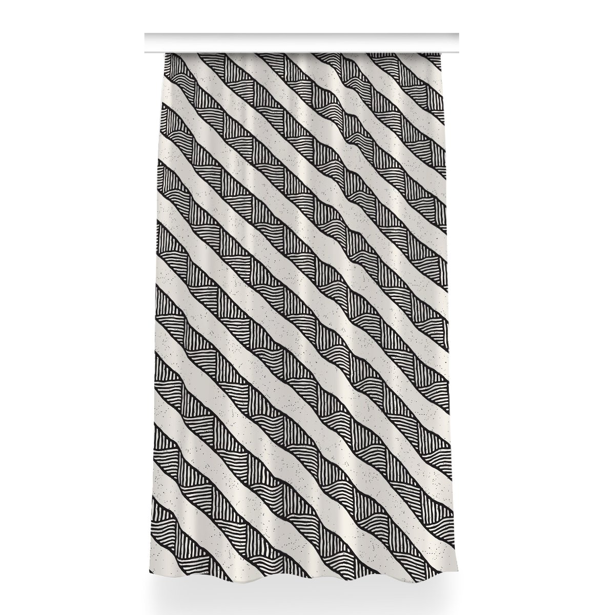 Kolorowa zasłona z nadrukiem 150x260 Etniczny wzór, Fabricsy