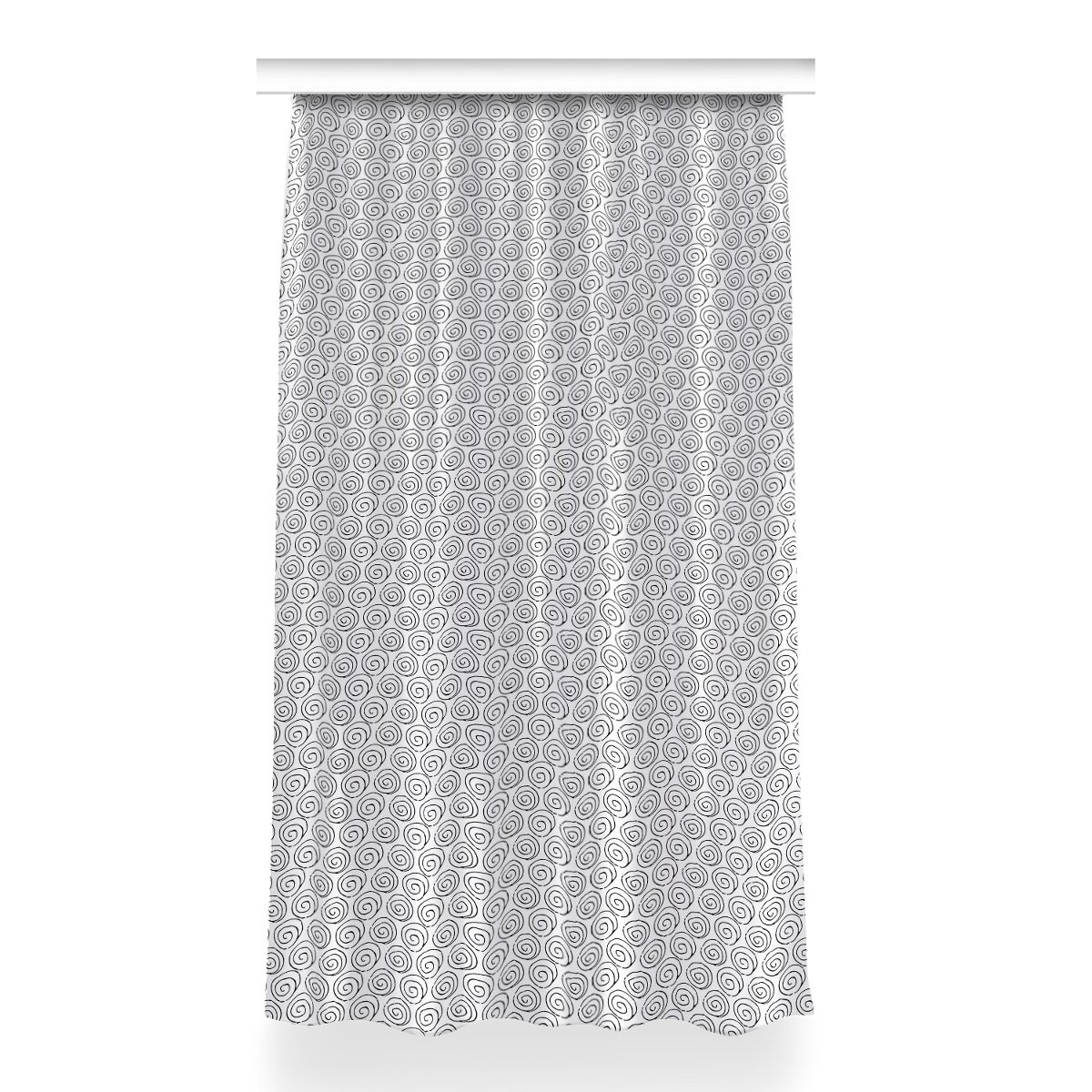 Gotowa zasłona z nadrukiem 150x260 Muszle ślimaka, Fabricsy