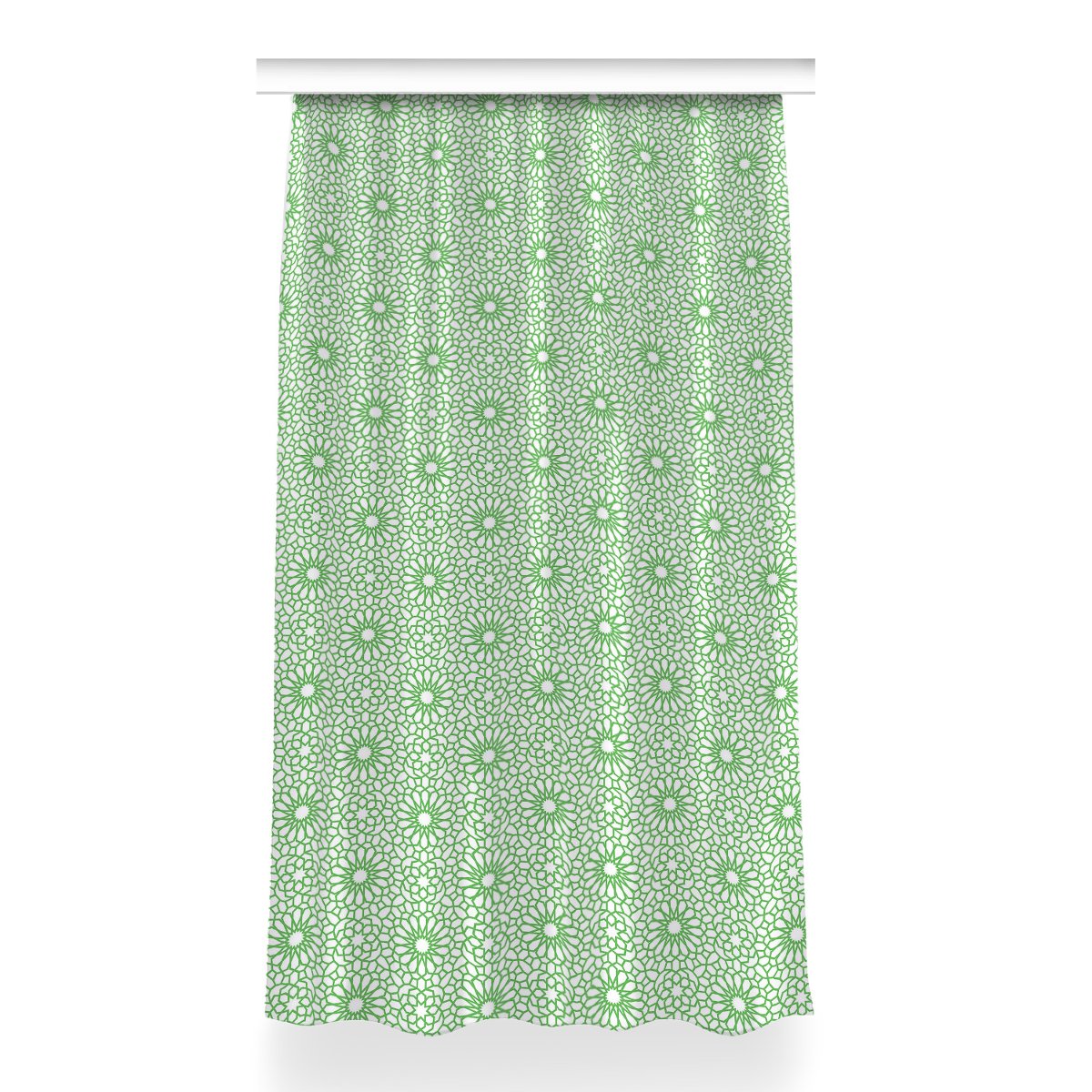 Gotowa zasłona na taśmę 150x260 Orientalne kwiatki, Fabricsy