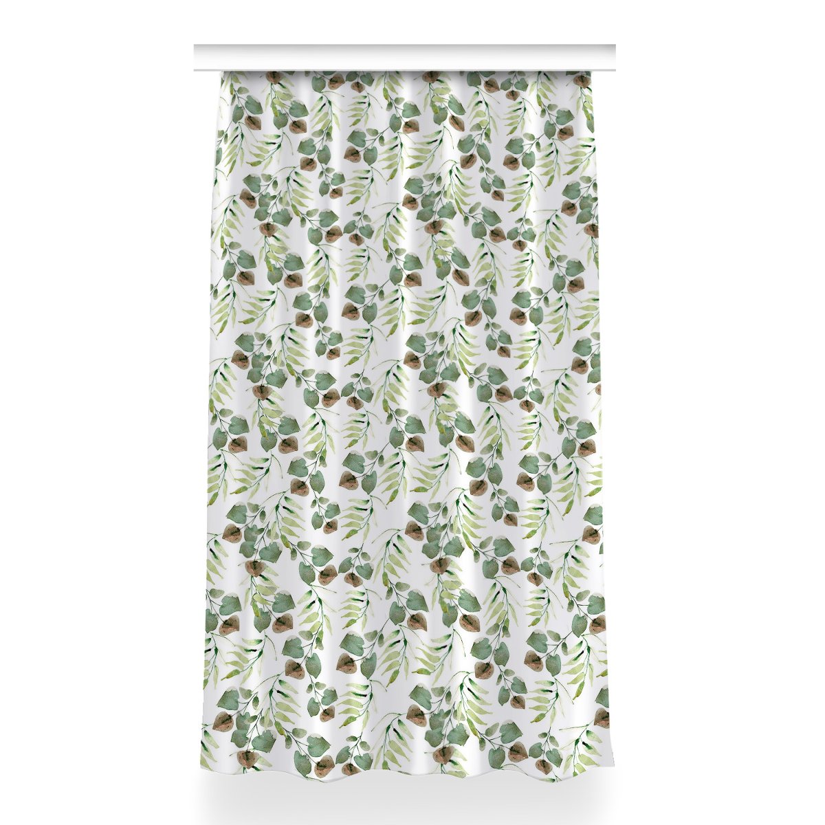 Zasłona z nadrukiem gotowa 150x260 Jesienne liście, Fabricsy