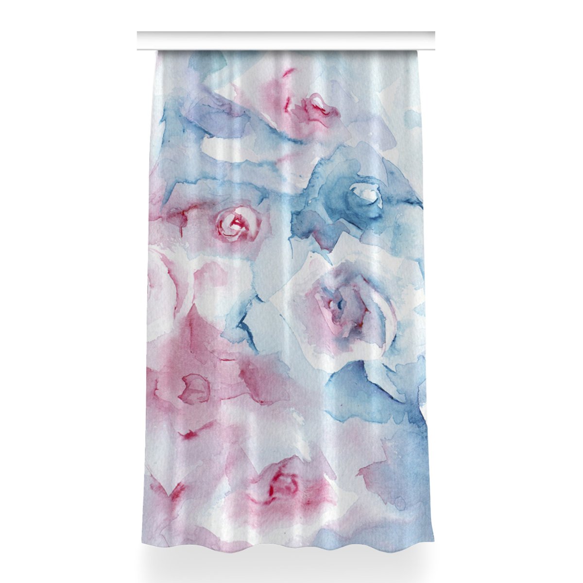 Gotowa zasłona do pokoju 150x260 Pastelowe Kwiaty, Fabricsy