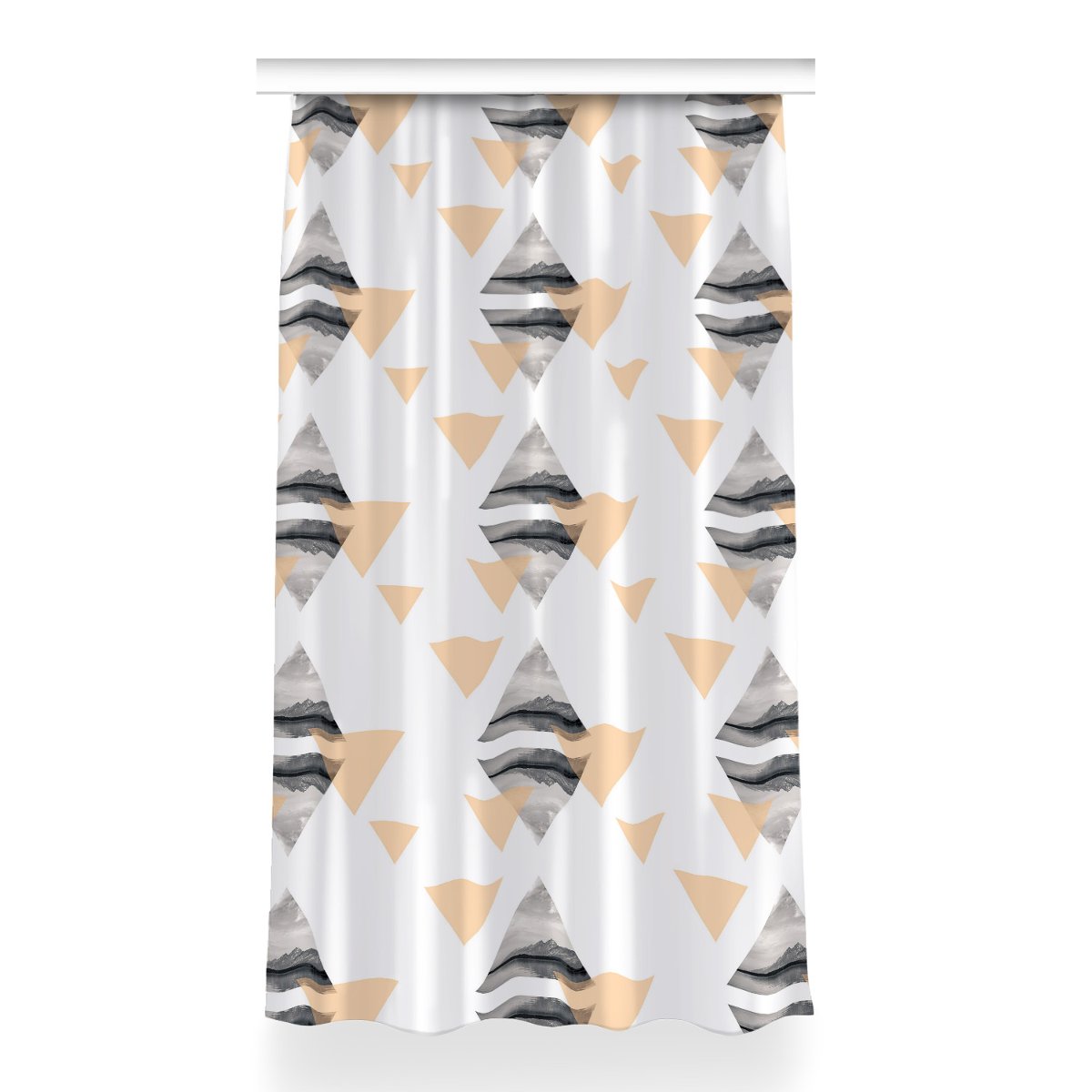 Klasyczna zasłona kolory 150x260 Krajobraz jezioro, Fabricsy