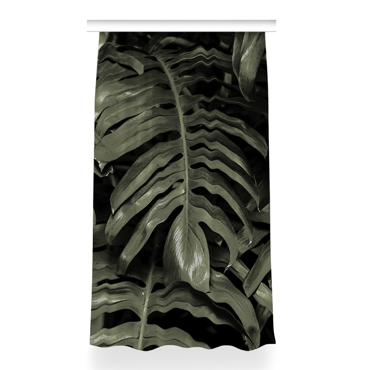 Klasyczna zasłona kolory 150x260 cm Liście bananów, Fabricsy