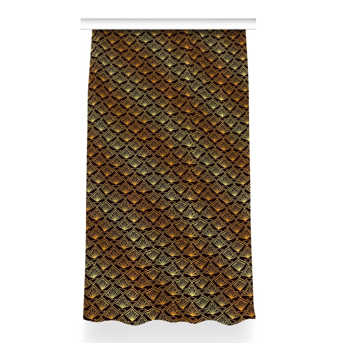 Kolorowa zasłona z nadrukiem 150x260 Styl art deco, Fabricsy