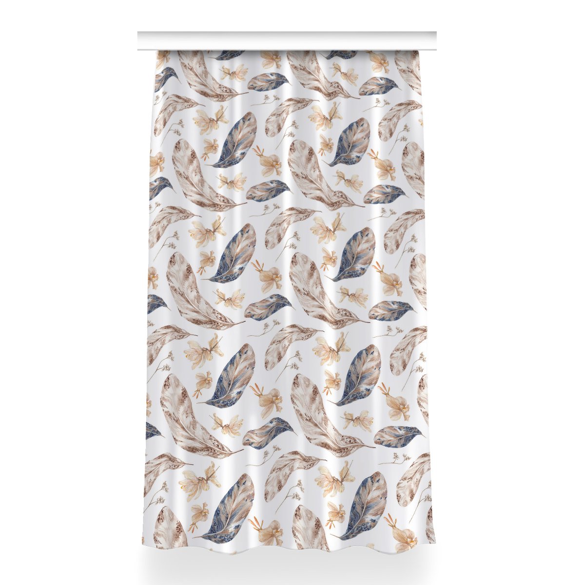 Gotowa zasłona do pokoju 150x260 Spadające liście, Fabricsy