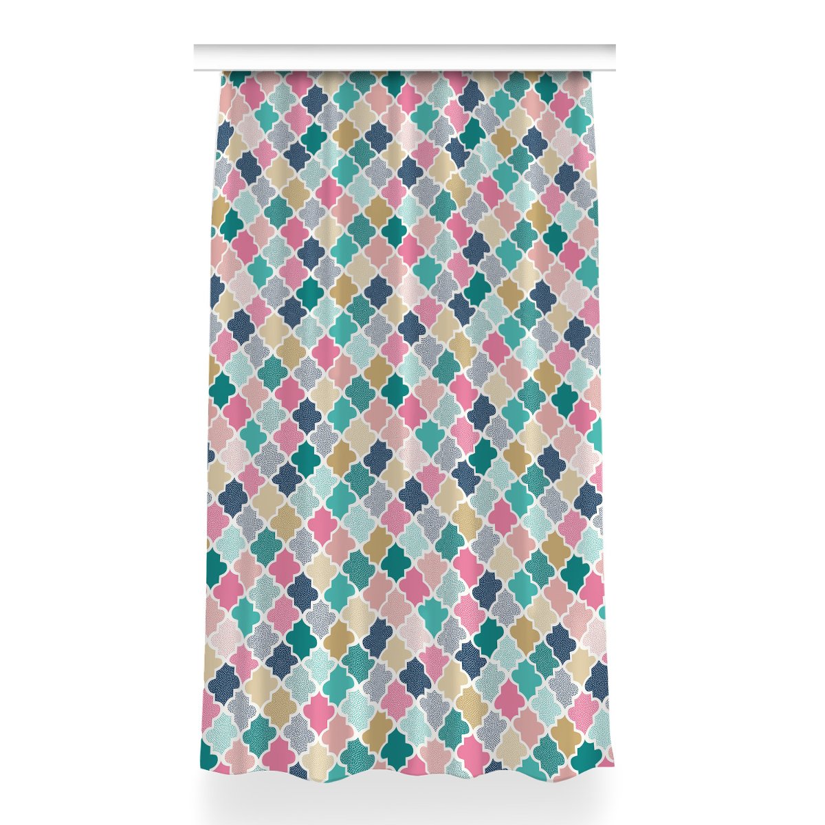 Zasłona z nadrukiem gotowa 150x260 Kolorowy wzór, Fabricsy